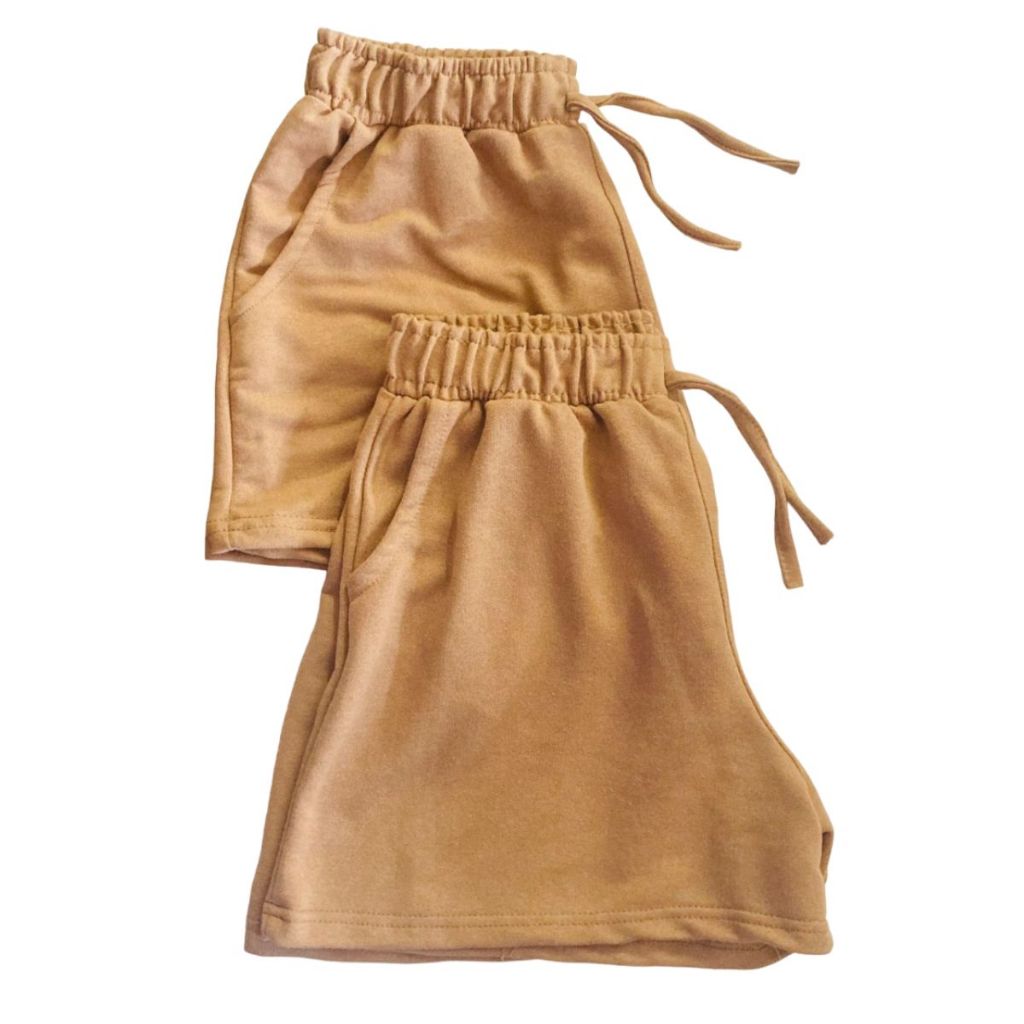 Short Feminino Moletom Moletinho Shortinho Soltinho Confortável Algodão