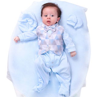 Saída de Maternidade Menino Meu Pequeno Baby 05 Peças em Oferta na Shopee