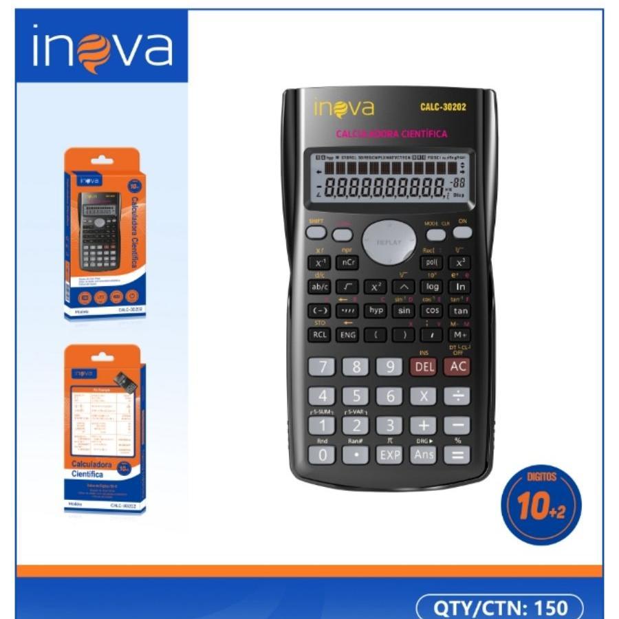 Inova Calculadora Cientifica Ecooda 240 Funções Compatível Pro