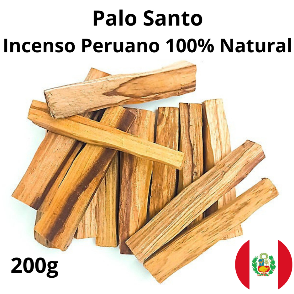 Palo Santo Peruano Incenso Natural 200g - Incenso Palo Santo, Bem Resinado - Lascas Generosas
