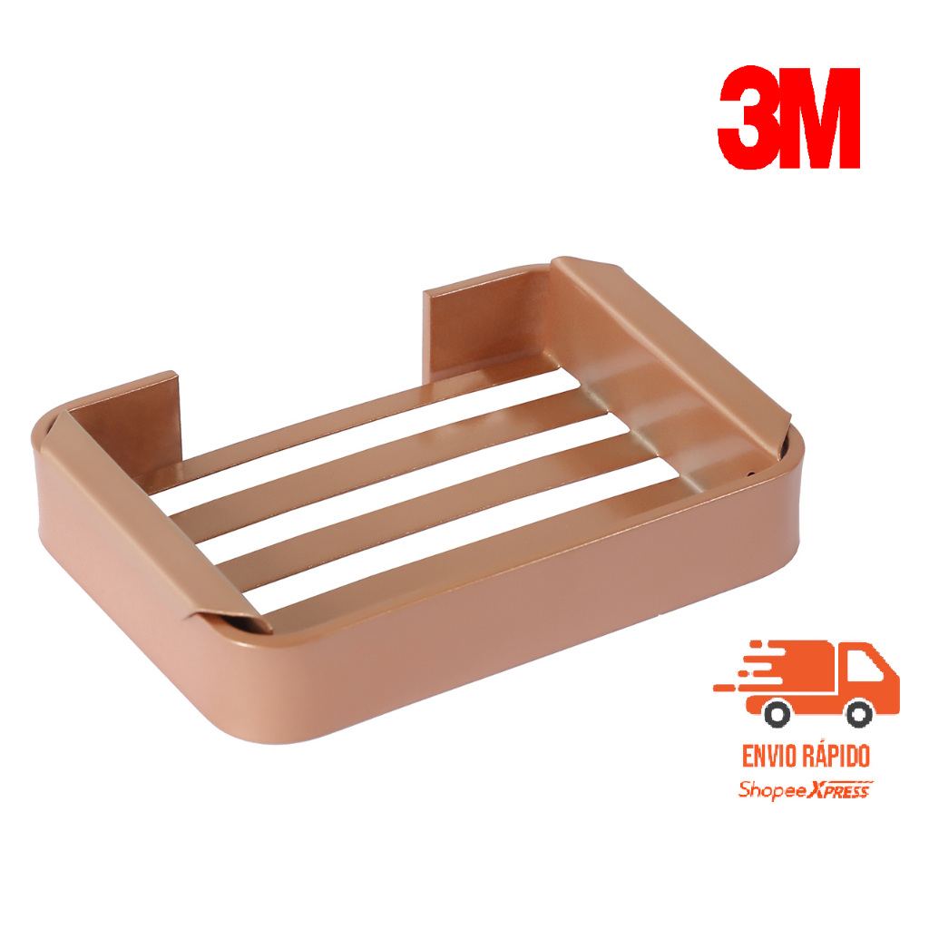 Saboneteira Stander Rose Fixação Adesiva 3m em Oferta na Shopee