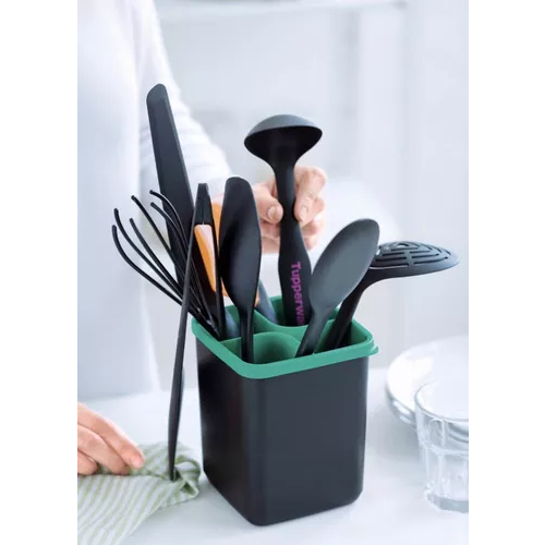 Suporte quadrado para utensílios Tupperware