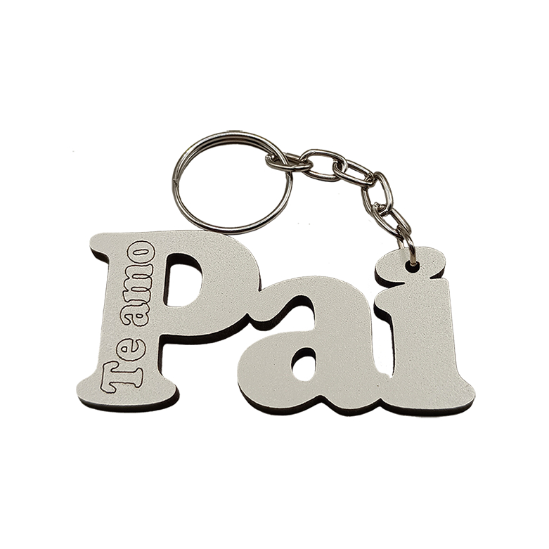 Kit Chaveiros Dia dos Pais Lembrancinha Pai Presente em MDF