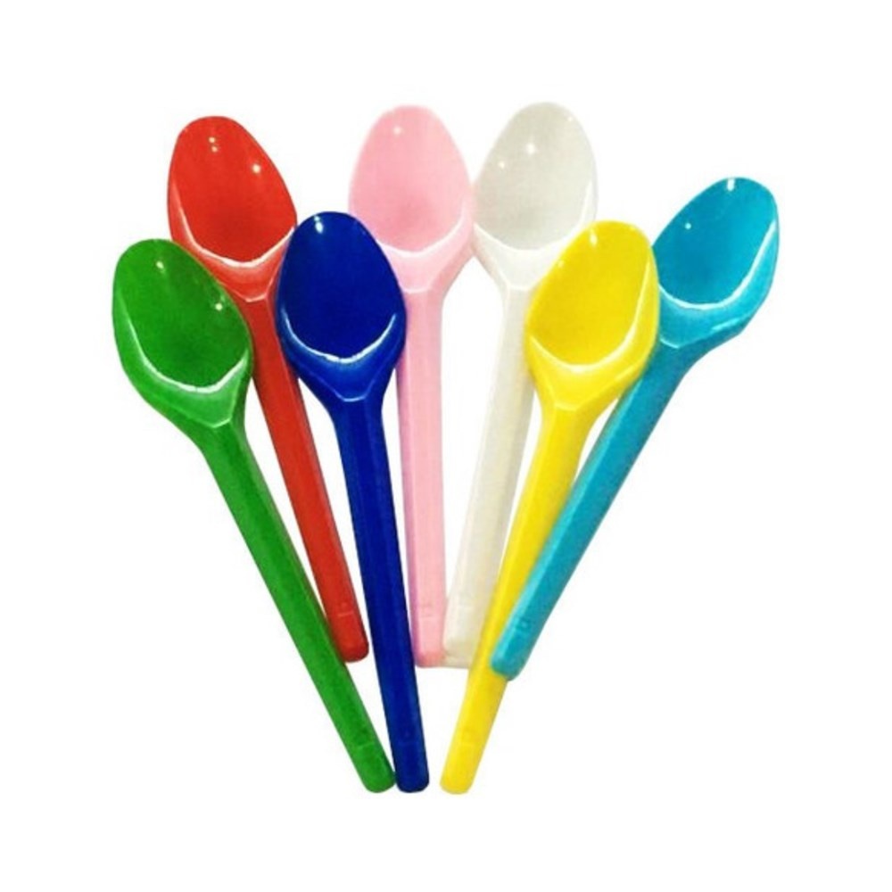 Kit 100 Colher Descartável Sobremesa Varias Cores Colher Para Festas Aniversario Talheres Sobremesa Açaí Doces em Oferta na Shopee