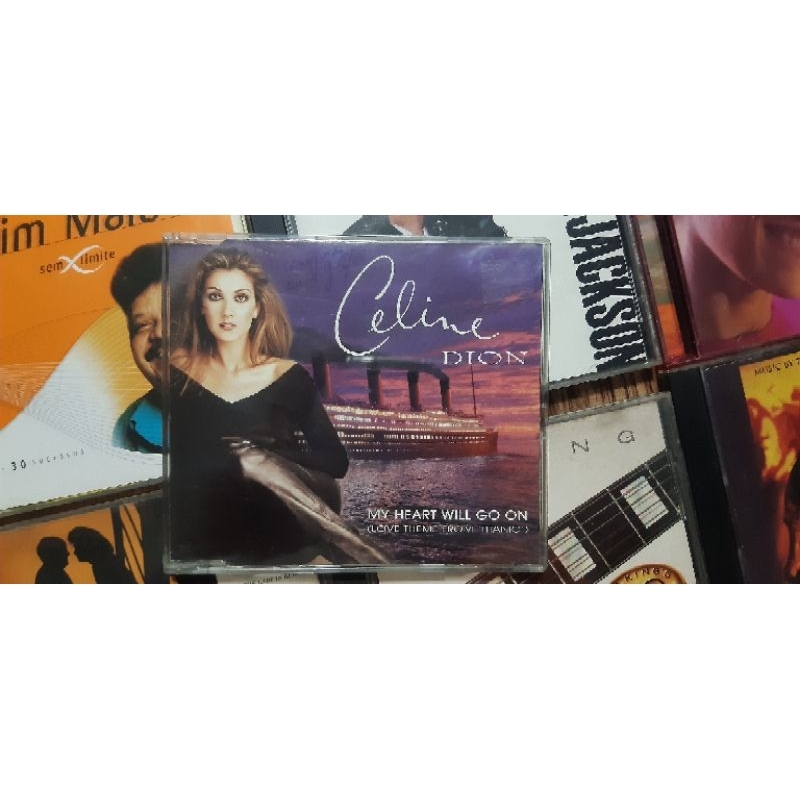 Cd single promocional Celine Dion My Heart Will Go On (Tema Titanic)