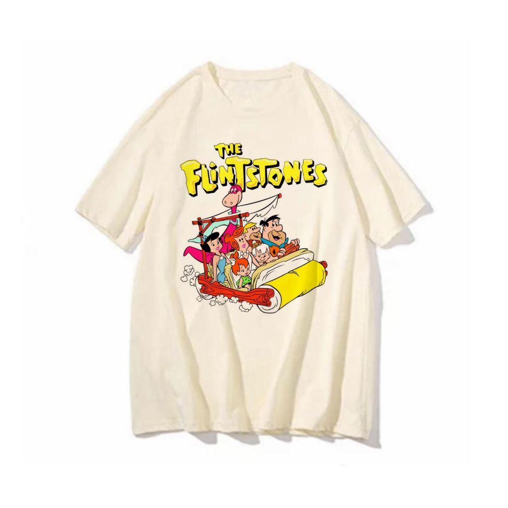Camiseta The Flintstones blusa feminina masculina desenhos classicos vintage estampas divertidas camisa geek nerd estampas legais