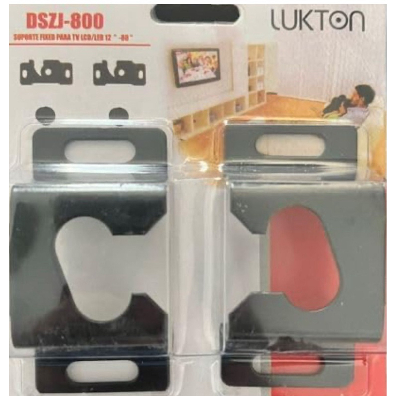 Suporte Fixo Universal de Parede Para TVs de 12” a 80” polegadas Até 60 kg material aço carbono