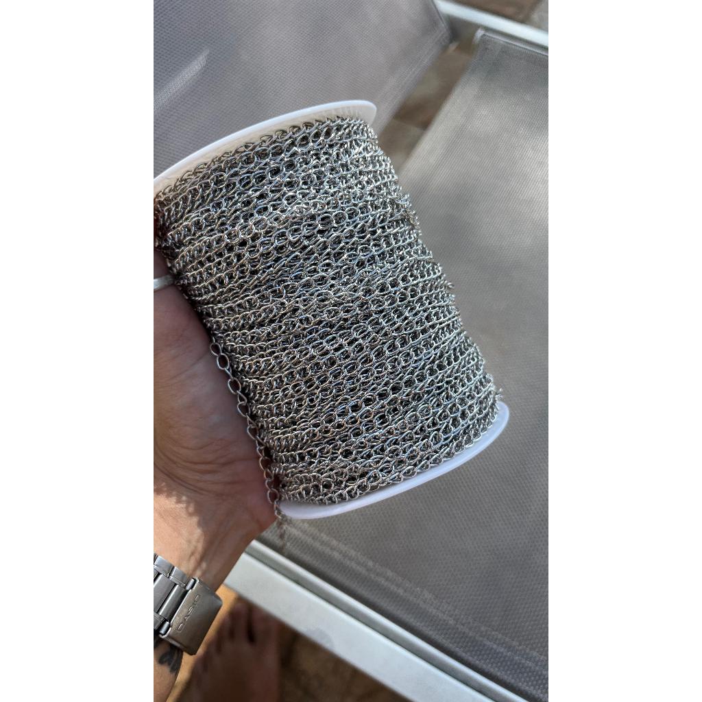 Corrente Extensora para Bijuterias – Colares, Pulseiras e Brincos | Níquel, Prata e Dourado para Artesanato em Oferta na Shopee