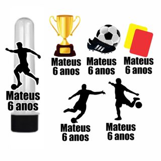 kit Aplique de Tubete de festa Futebol ( fazemos muitos outros temas) em Oferta na Shopee