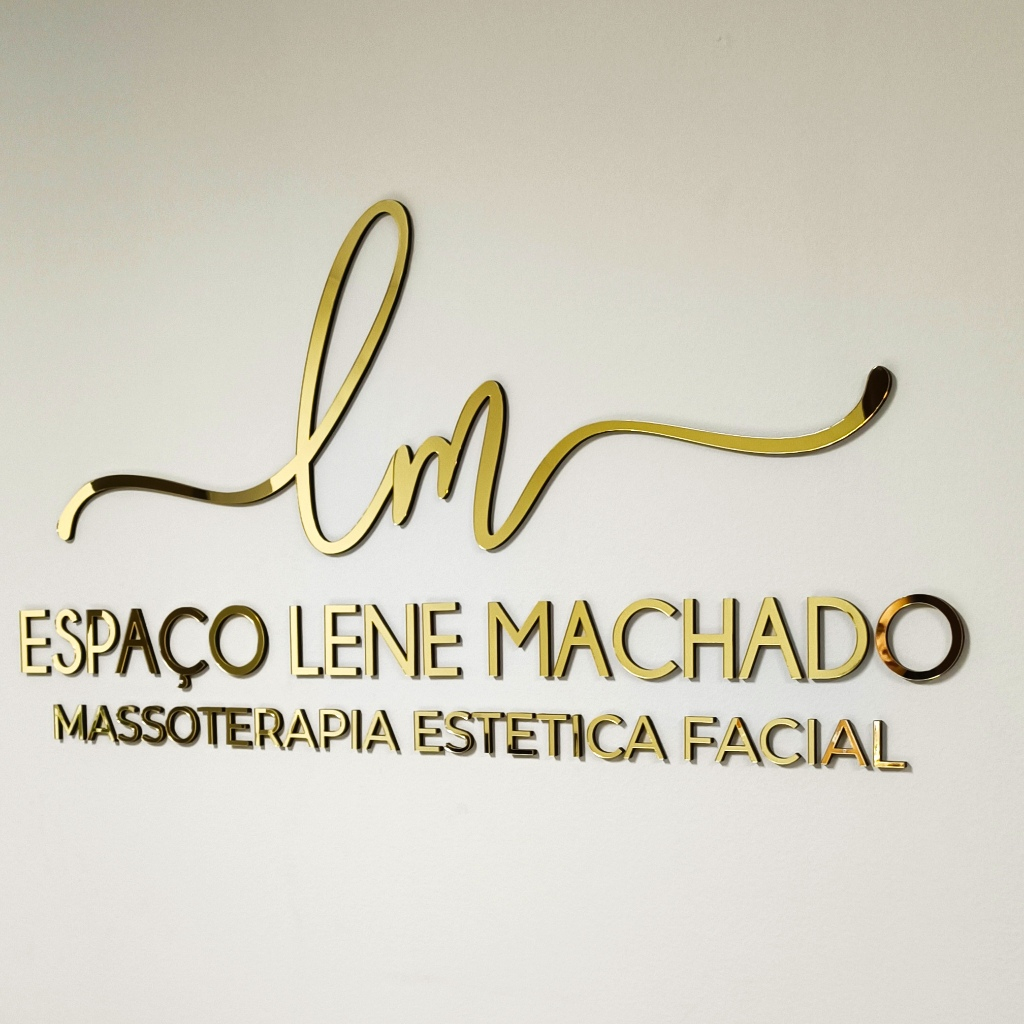 Logo Letreiro Logomarca em Acrílico Espelhado Parede Personalizado com sua Marca