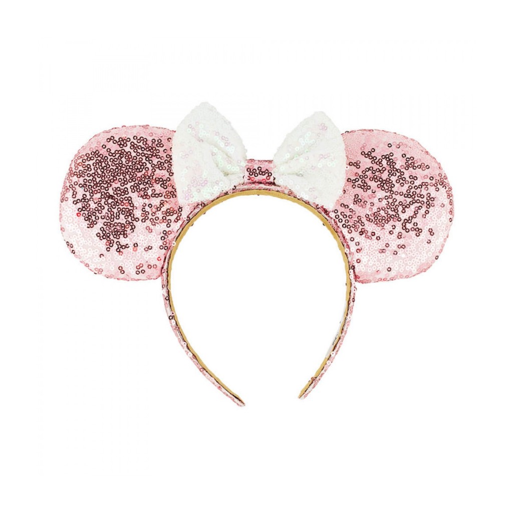 Tiara Minnie / Arco Infantil Orelhas Minnie Paetê Lantejoulas Brilho Disney