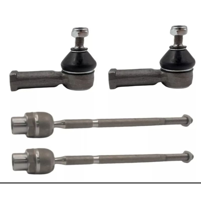 kit terminal +barra axial do corsa celta classic corsa pick Direção mecanica