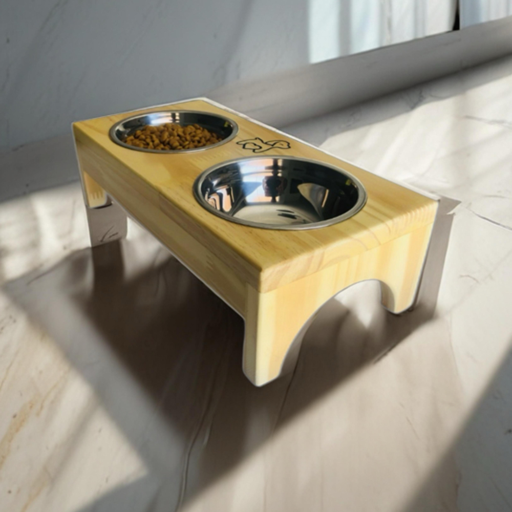 Comedouro Bebedouro Elevado Cachorro Gato Tamanhos P-M-G-GG