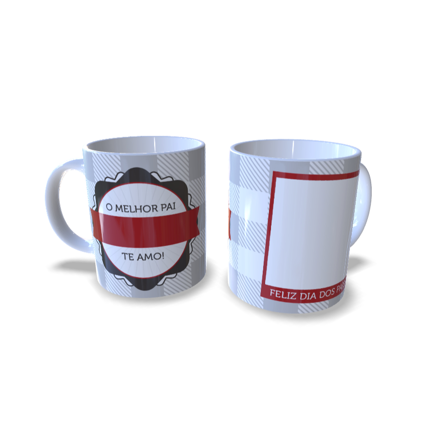 Caneca Porcelana Presente Para Paizão Pai Dia dos Pais Com foto
