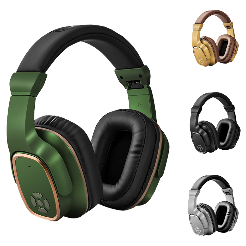 Fone de Ouvido Sem Fio Bluetooth Alto Falante Headphone Viva Voz Potente Grave em Oferta na Shopee