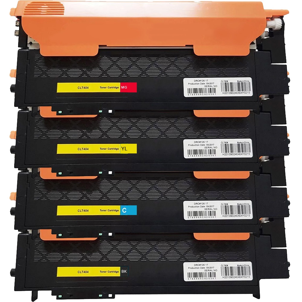KIT TONER COMPATÍVEL COM SAMSUNG 404S CLT-K404S C430 C480 C430W C480W C480FW Imp