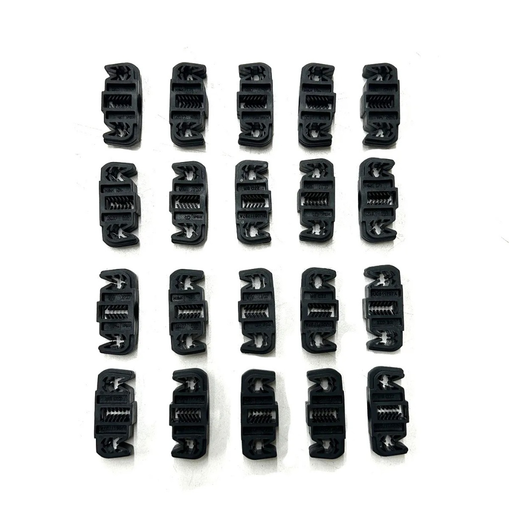 Kit de 20 Presilhas Grampos do Tubo de Freio Volkswagen Gol Parati Saveiro Santana Kombi Voyage 377611797A