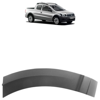 Moldura Paralama Dianteiro Saveiro G7 2017 2018 Preto Texturizado em Oferta na Shopee