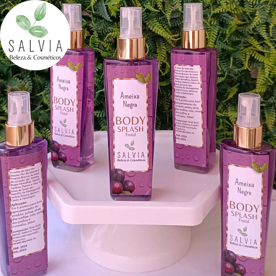 Body Splash Ameixa Negra 100ml Exclusivo SALVIA