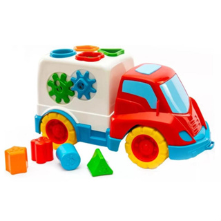 Brinquedo Carrinho Didático Bebe Peças De Encaixar - Samba Toys - em Oferta na Shopee