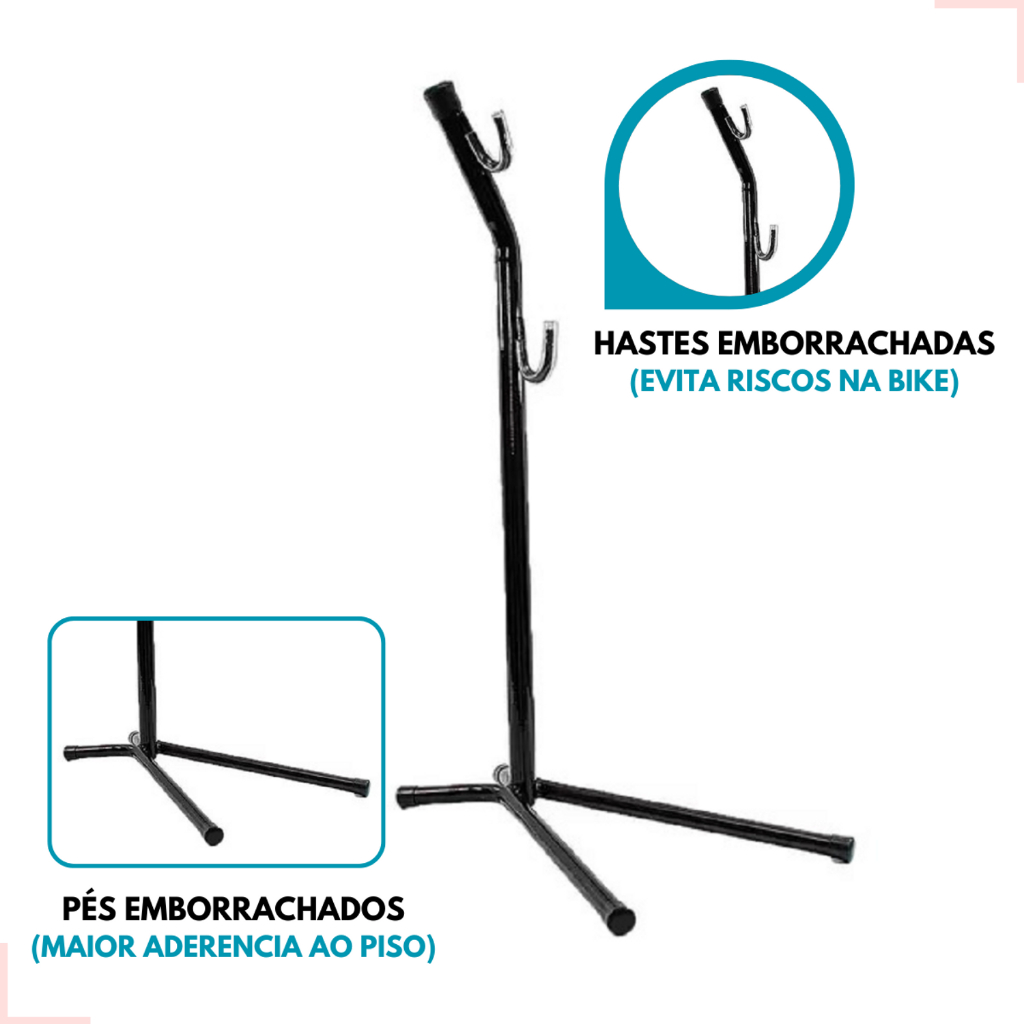 Suporte Cavalete Descanso Estacionamento Bike Pé De Galinha em Oferta na Shopee