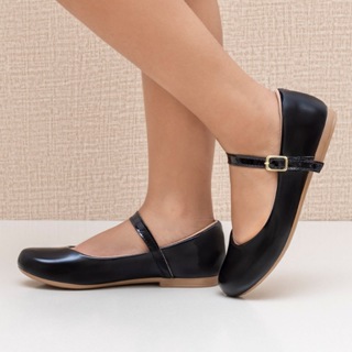 Sapatilha Feminina Infantil  Menina Boneca Lisa Bico Redendo Casual Bloguerinha La Requinte em Oferta na Shopee