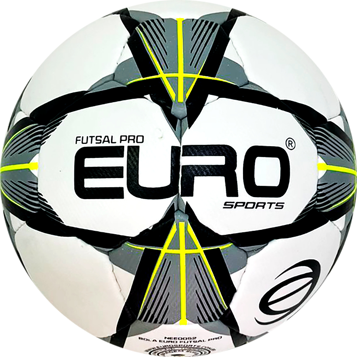 NES0052 - BOLA 52 EURO FUTSAL PRO TECTOUCH COST. CZ/AMA FLUOR/PTO em Oferta na Shopee