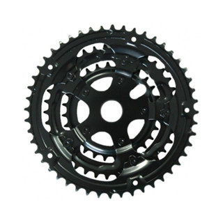 Coroa Engrenagem Monobloco Tripla 28/38/48 Soldada Index Preta Para Bicicleta Bike Mtb em Oferta na Shopee