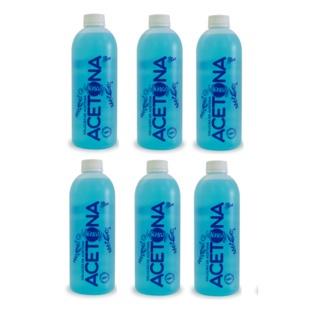 Kit C/6 Monaly Removedor Acetona Musa 500ml Cada em Oferta na Shopee
