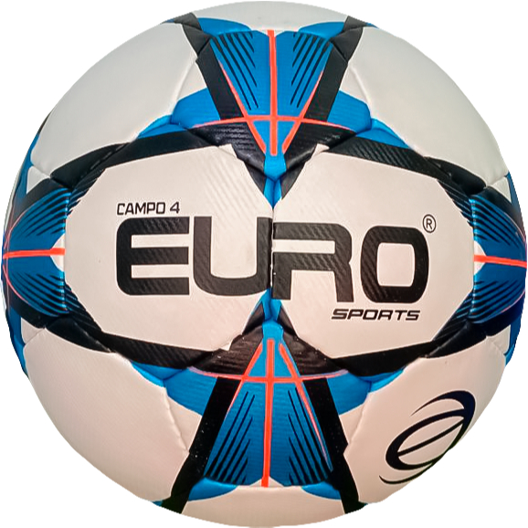 NES0056 - BOLA 56 EURO CAMPO-04 BOLA JUVENIL ATÉ 13 ANOS - PRO TECTOUCH COST. AZ/VERM FLUOR/PTO em Oferta na Shopee