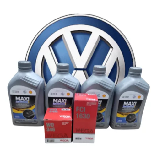 Kit Troca Óleo -  Original VW 5w40 508/509 Mpi Msi Tsi Up Polo Tcross Nivus Virtus Gol Fox Voyage