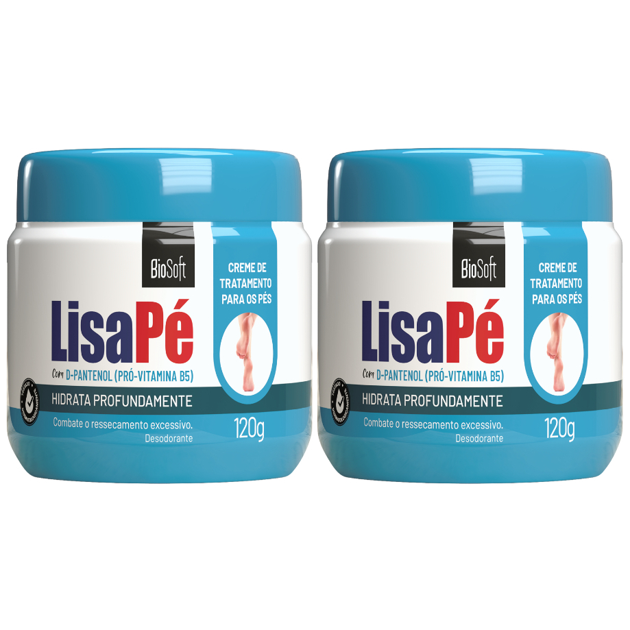 Lisa Pé D-Pantenol 120g BioSoft 2 Unidades