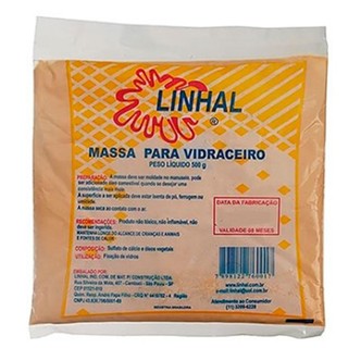 Massa Para Vidraceiro 500 Gramas - LINHAL