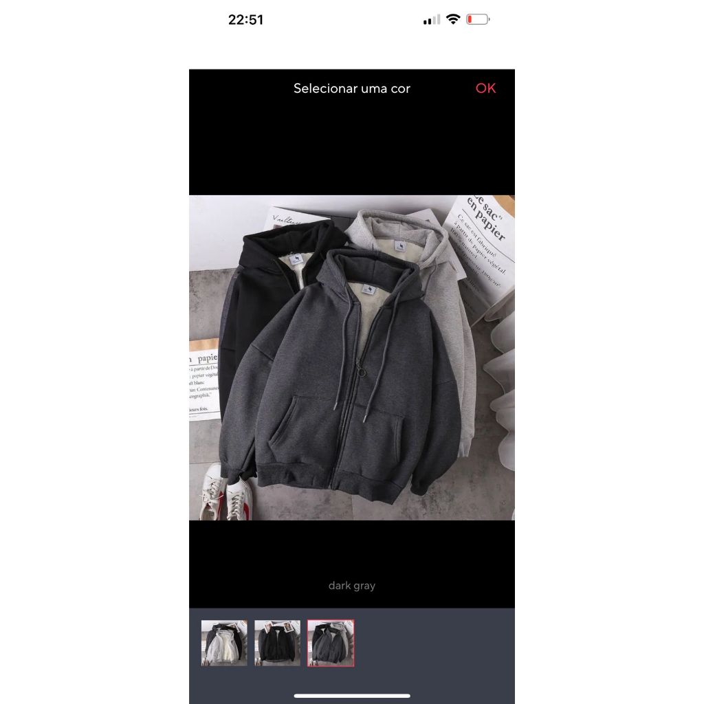 Blusa moletom masculino ziper pelinho bem quente no7799