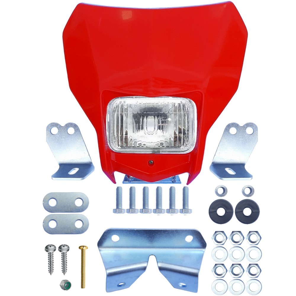 Farol Modelo Crf 250f Adaptável Em Motos Nacionais CRF230 TTR230 XR200  BROS  TORNADO LANDER Motocross Trilha