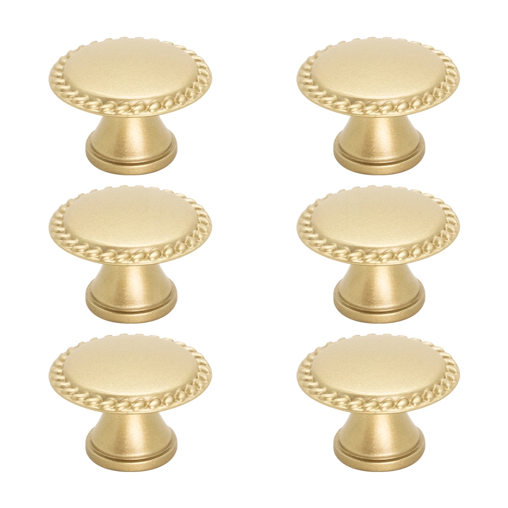 Kit 6 Puxadores Furo Único Retrô Ponto Gaveta Armário Móvel Lila