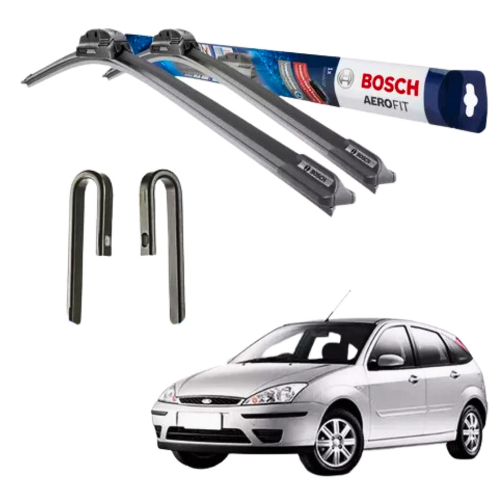 Par Palheta Limpador Parabrisa Bosch Ford Focus 2000 A 2007 AF22 AF19 em Oferta na Shopee