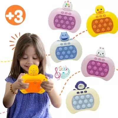 Brinquedo Anti Stress Pop It Eletrônico Fast Push Brasil Máquina de Jogo Brinquedos Sensorial