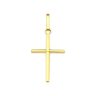 Pingente de Ouro 18k Cruz mini em Oferta na Shopee