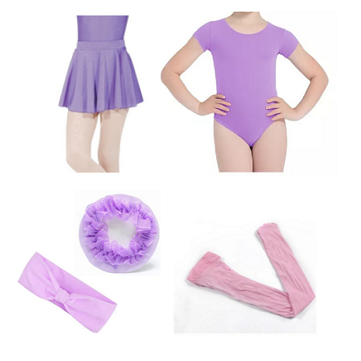 Kit Ballet 5 Itens Intantil - Roupa Balé