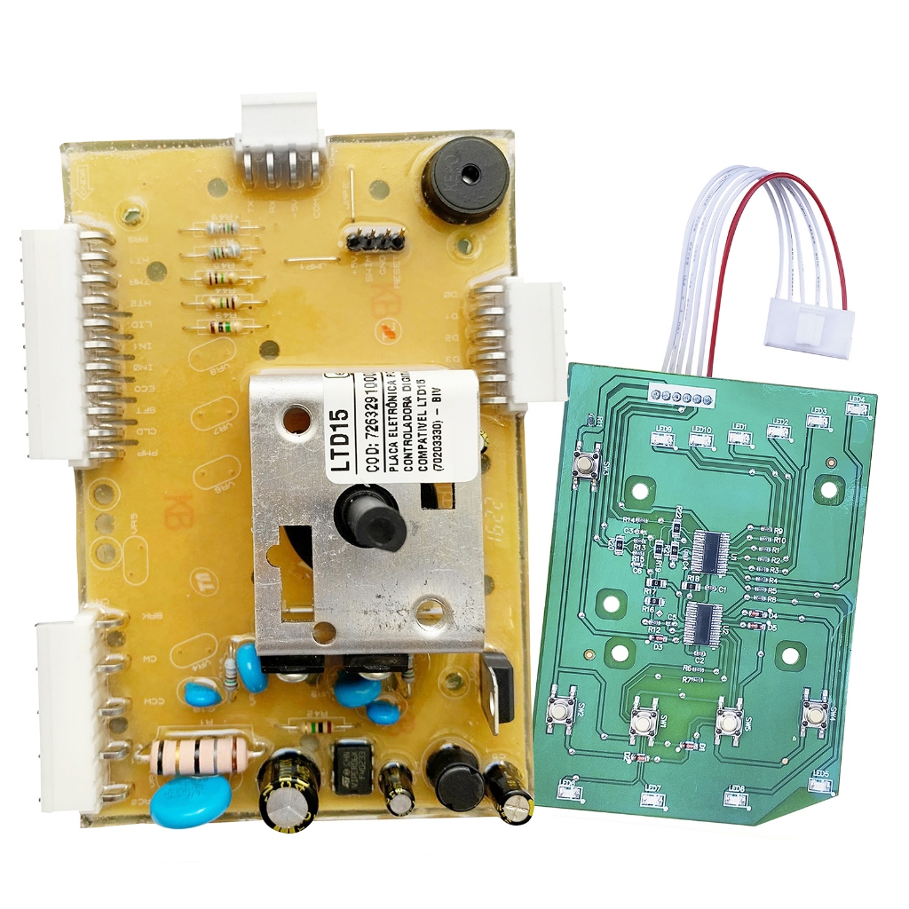Placa Completa Compatível Lavadora Electrolux LTD15 70203330 em Oferta na Shopee
