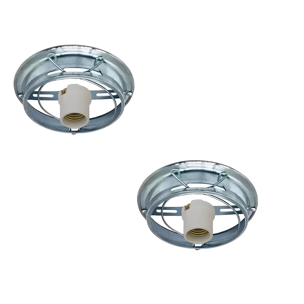 Kit 2 Base Plafonier Boca 10 Completo Com Soquete Cores Spotled em Oferta na Shopee