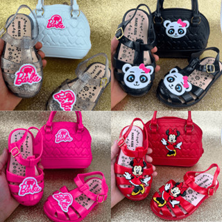 Kit Papete Infantil menina Sandália e Bolsa 19 Ao 28