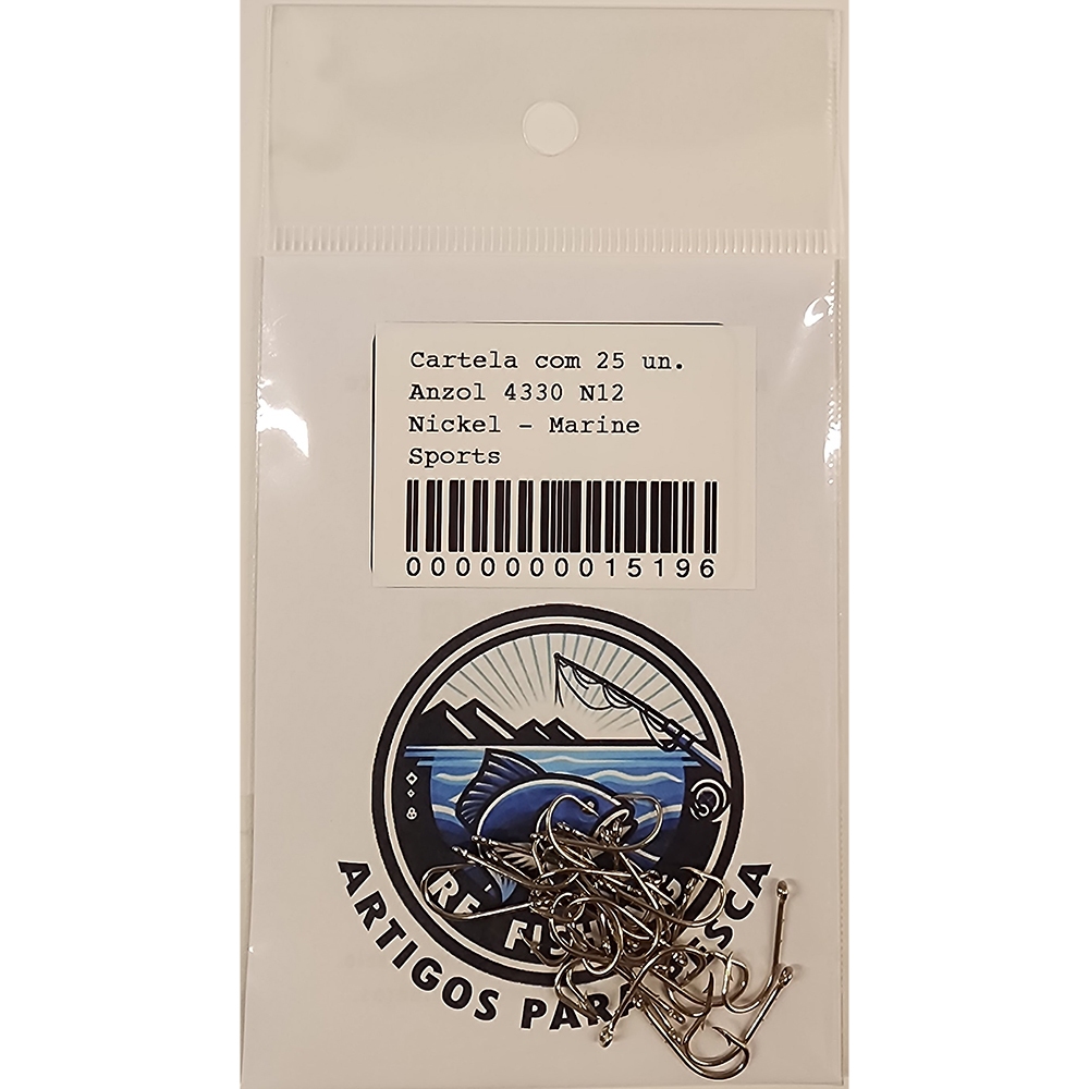 Anzol 4330 N12 Nickel - Marine Sports