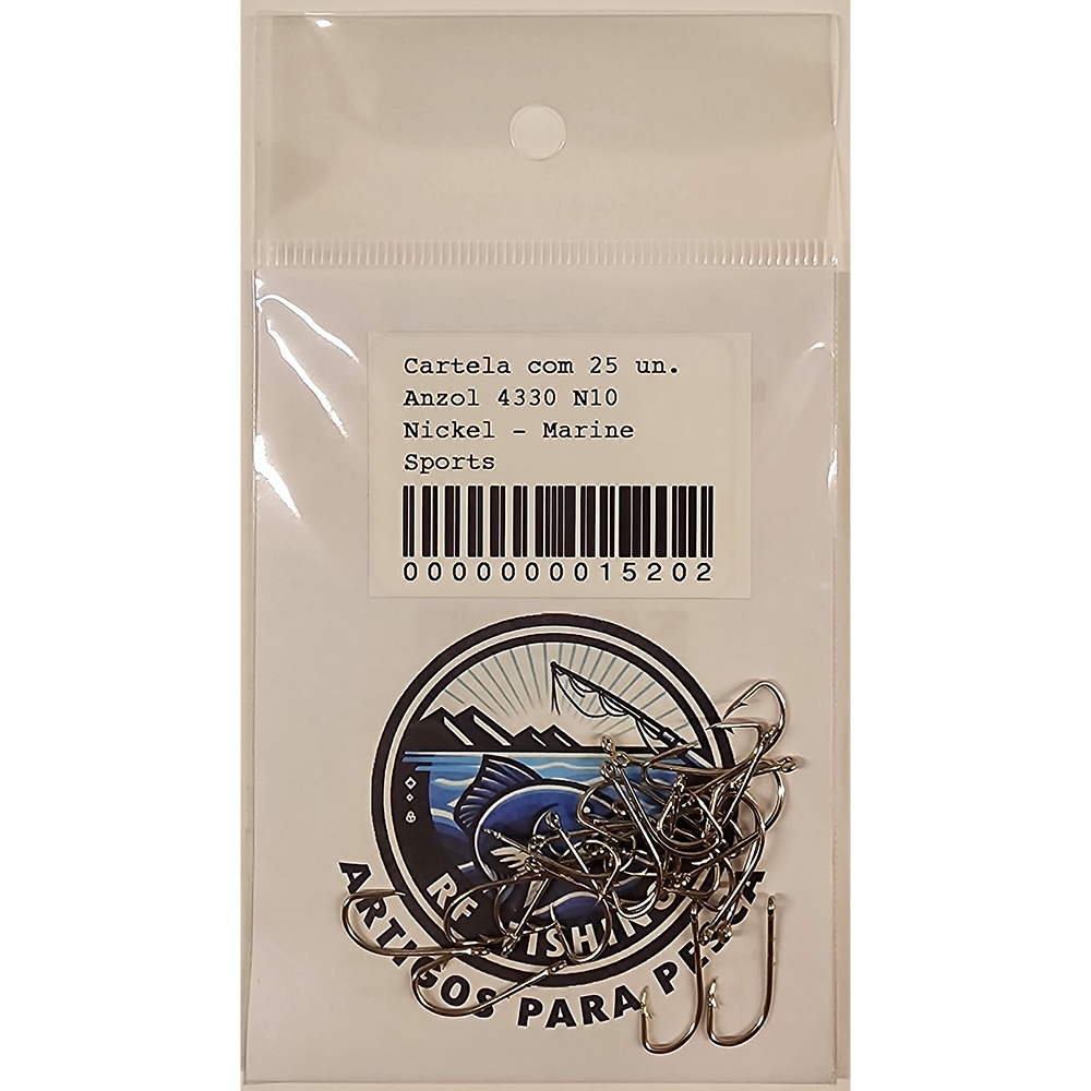 Anzol 4330 N10 Nickel - Marine Sports