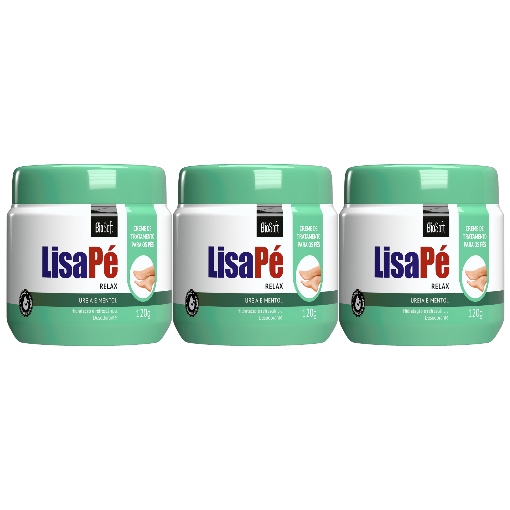 Lisa Pé Relax 120g BioSoft 3 Unidades