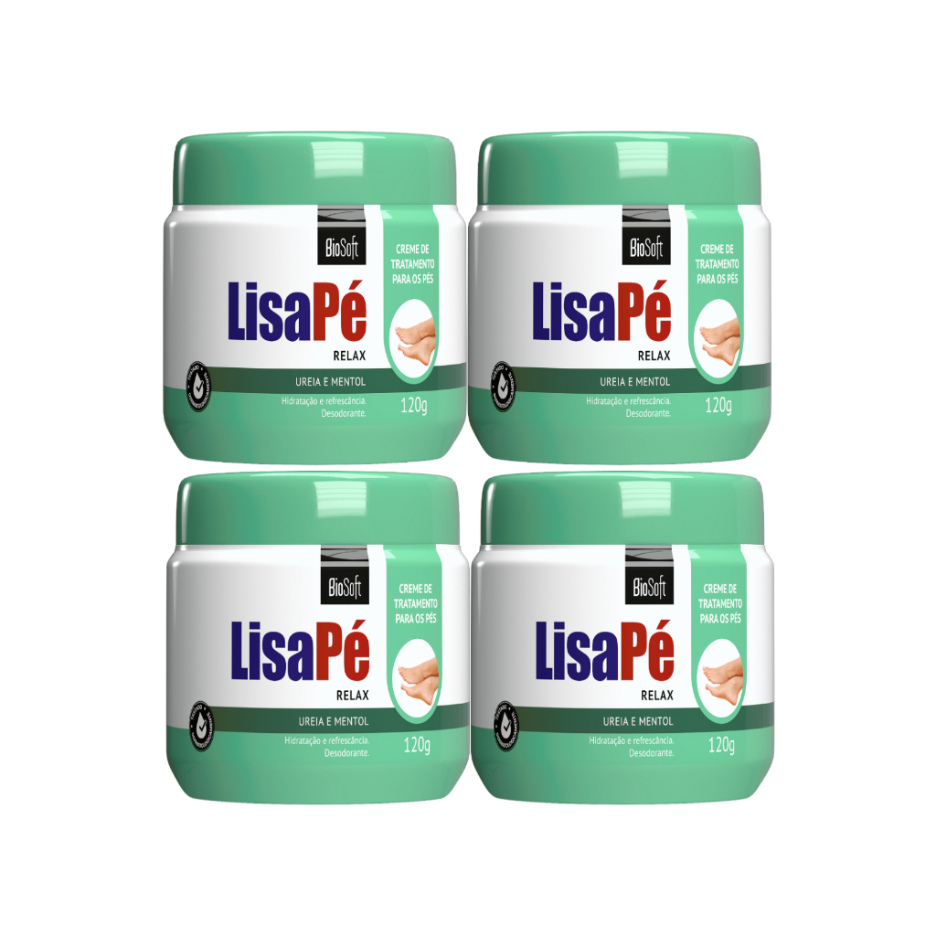 Lisa Pé Relax 120g BioSoft 4 Unidades