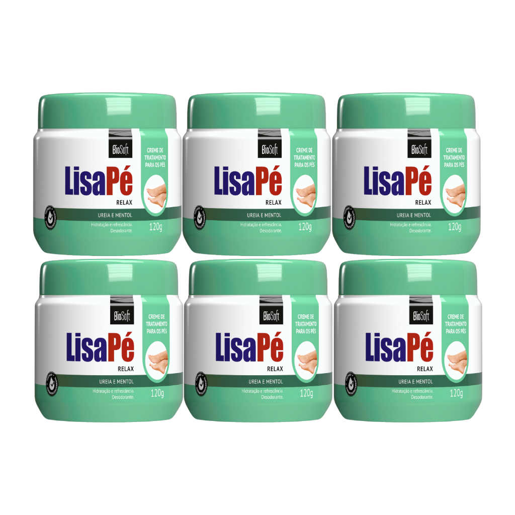 Lisa Pé Relax 120g BioSoft 6 Unidades