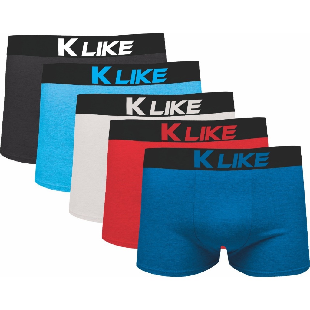 Kit 5 ou 3 Cuecas Plus Size Algodão