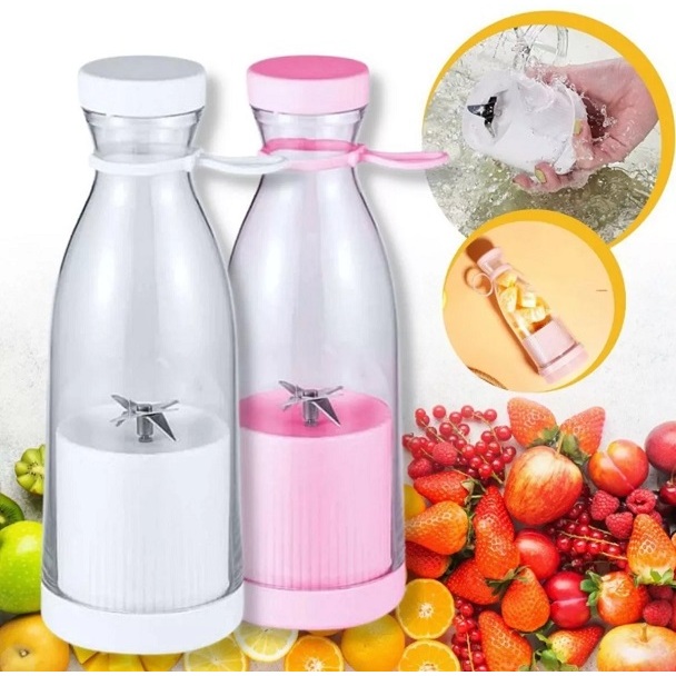 Mixer Mini Juice Portátil Liquidificador Recarregável 420ml Academia Whey Shake em Oferta na Shopee